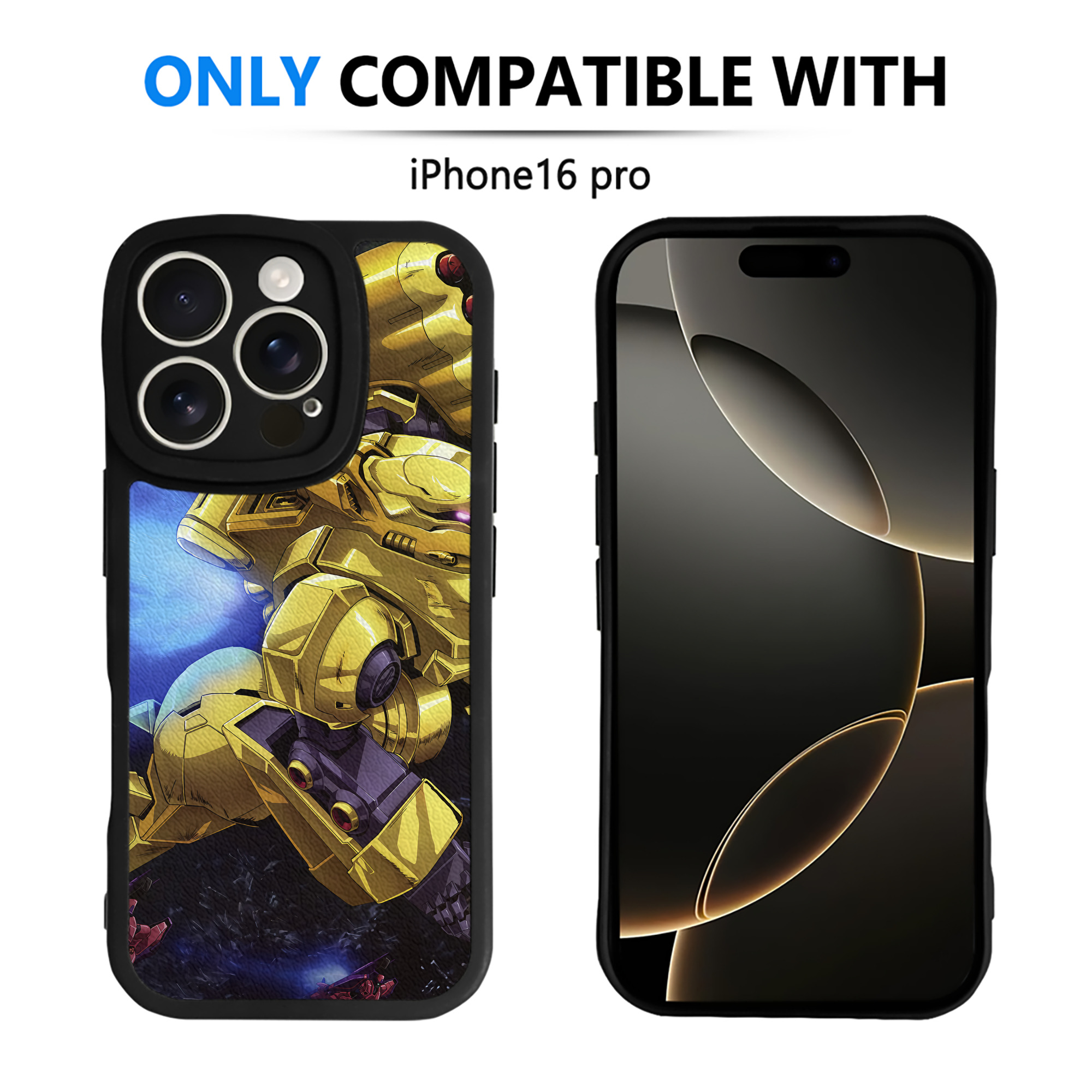 （画像用） 機動戦士ガンダム Mobile Suit Gundam 【iPhone 16シリーズ対応】シリコンスマホケース（レザー調） 材質：シリコン